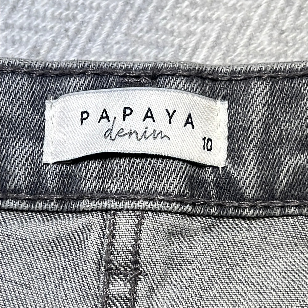 Papaya Denim Grey high rise Jeans.  Size 10. - Picture 9 of 11